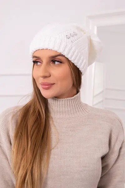 Women's cap Jolanta K295 white