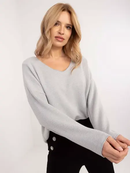 Blouse-DHJ-BZ-19238.26-light gray