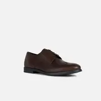 Dark brown men's formal shoes Geox Decio - Men's