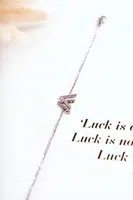 Bracelet On a chain with zircons silver