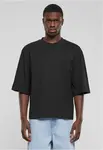 Men's T-shirt oversized Cropped black