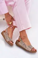 Kožené Dámske Sandále Na Klíne Maciejka