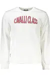 CAVALLI CLASS SWEATSHIRT WITHOUT ZIP MAN WHITE