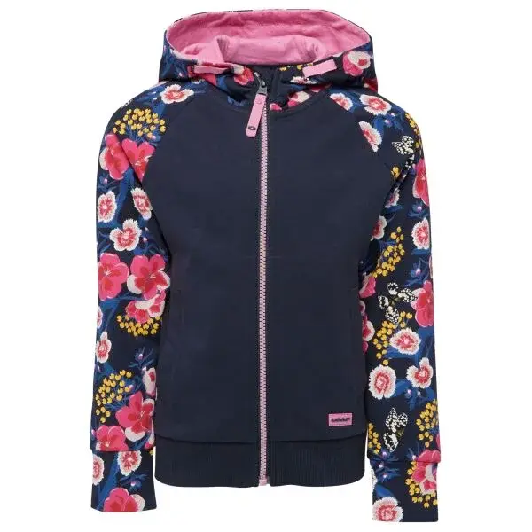 LOAP DORMEA Dívčí mikina, tmavě modrá, velikost 134-140