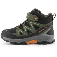 ALPINE PRO GRAZO Dětské turistické boty, khaki, velikost
