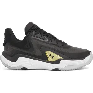 Under Armour SPAWN 7 Unisexové basketbalové boty, černá, velikost 41