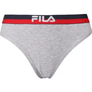 Fila WOMAN STRING Dámské kalhotky, šedá, velikost
