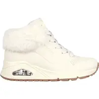 Skechers UNO Dívčí zateplená obuv, béžová, velikost