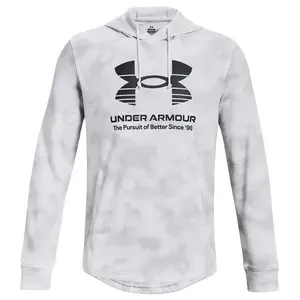 Under Armour RIVAL TERRY Pánská mikina, bílá, velikost S