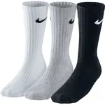 Nike 3PPK VALUE COTTON CREW Sportovní ponožky, černá, velikost