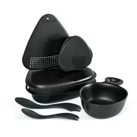 Light my fire OUTDOOR MEALKIT 2.0 Sada nádobí, černá, velikost
