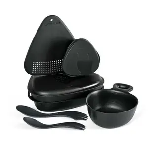 Light my fire OUTDOOR MEALKIT 2.0 Sada nádobí, černá, velikost