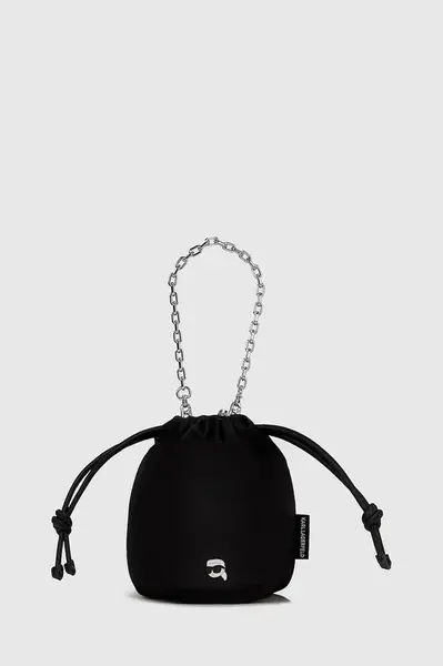 Kabelka Karl Lagerfeld IKON černá barva, A4W30016