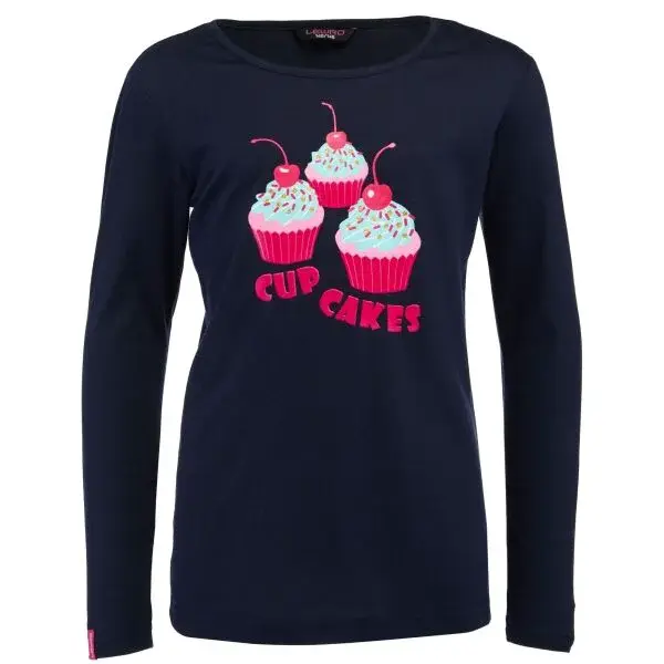 Lewro POPPY Dívčí triko, tmavě modrá, velikost 128-134