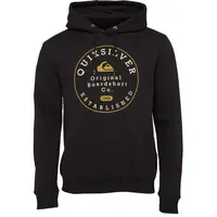 Quiksilver CIRCLE TRIM HOOD Pánská mikina, černá, velikost