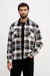 Bavlněná košile Barbour GRASMOOR pánská, zelená barva, relaxed, s klasickým límcem, MSH5646