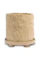 Květináč s podstavcem Byon x Emma Widell, Muddy 23,5 cm L béžová barva