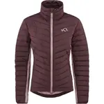 KARI TRAA EVA Dámská péřová izolační bunda, vínová, velikost