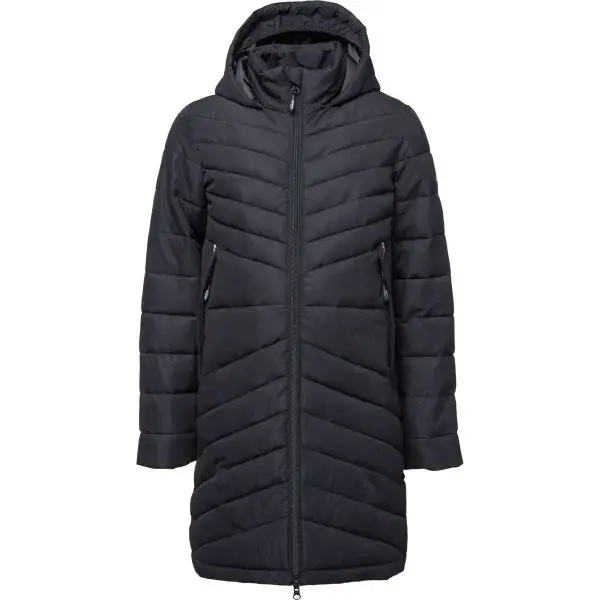 Lotto LYRICA Dívčí prošívaný zimní kabát, černá, velikost 116-122