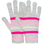 Lewro DUNY Dívčí pletené rukavice, šedá, velikost 4-7Y