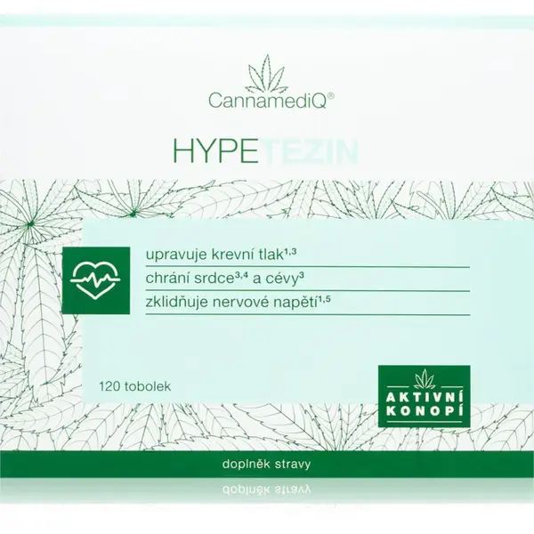 CannamediQ Hypetezin tobolky pro zdravé srdce a cévy 120 cps