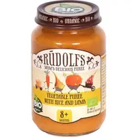 Rudolf’s BIO zelenina s rýží a jehněčím masem dětský příkrm 190 g
