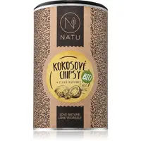 NATU Kokosové chipsy BIO kokosové chipsy v BIO kvalitě příchuť Salted Caramel 200 g
