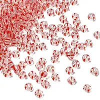 Transparent Stripe Glass Seed Beads