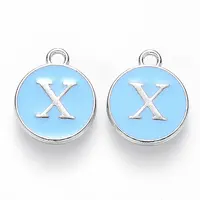 Platinum Plated Alloy Enamel Charms