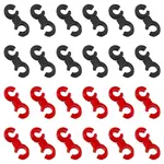 40Pcs 2 Colors Resin Bicycle Cable Buckles