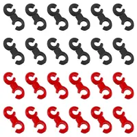 40Pcs 2 Colors Resin Bicycle Cable Buckles
