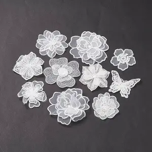 Polyester Lace Embroidery Sewing Ornament Accessories