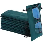 12Pcs Velvet Glasses Storage Drawstring Bag