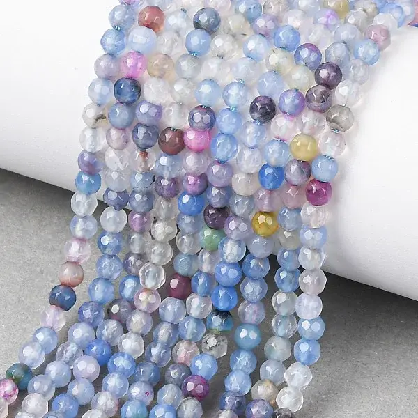 Natural Agate Bead Strands