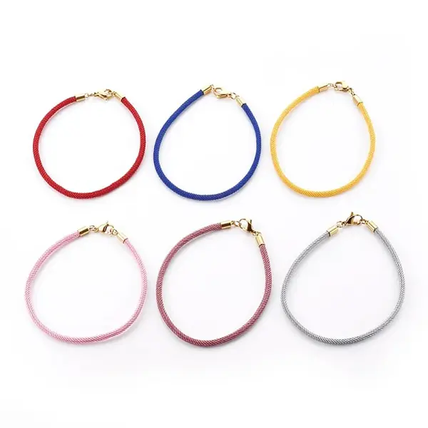 Braided Cotton Cord Bracelet Making
