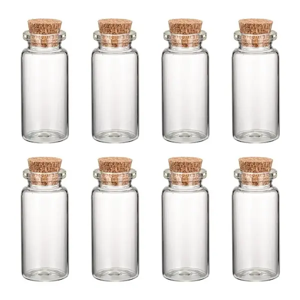 Glass Jar Bead Containers