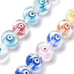 Handmade Evil Eye Lampwork Beads Strands
