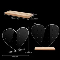 Clear Acrylic Earring Jewelry Display Stands