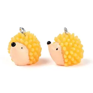 Autumn Theme Opaque Resin Pendants