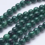 Synthetic Malachite Beads Strands