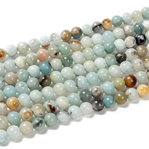 Natural Flower Amazonite Beads Strands