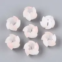 Flower Acrylic Bead Caps