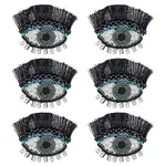 Evil Eye with Eyelash Appliques