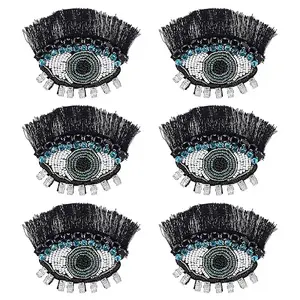 Evil Eye with Eyelash Appliques