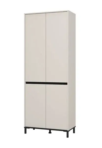 Předsíňová skříň maddie - kašmír, černá