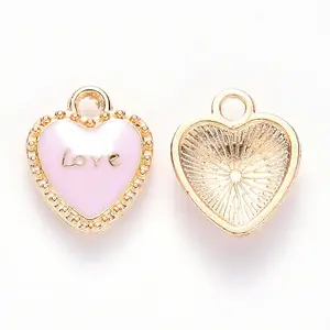 Alloy Enamel Pendants