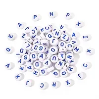 Opaque White Acrylic Beads