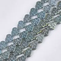 Electroplate Glass Beads Strands