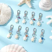 Dyed Synthetic Turquoise Tortoise Pendant Decorations