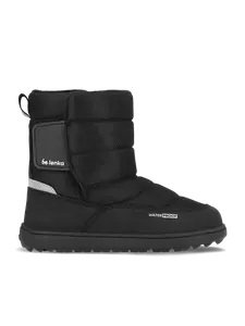 Dětské barefoot sněhule Be Lenka Ailo Junior - All Black